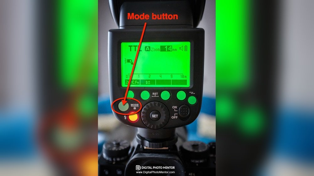 how to set speedlight for camera