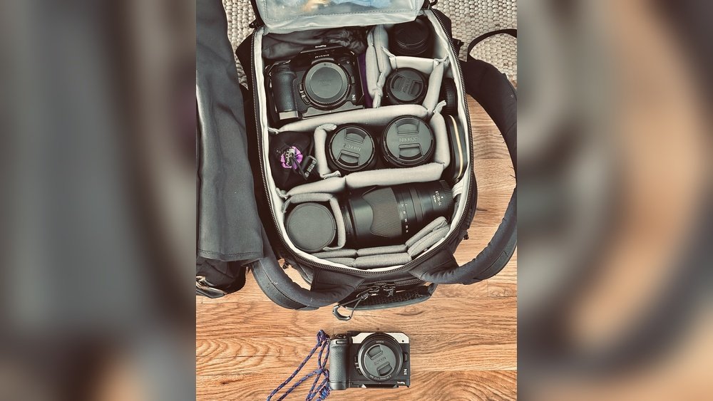 how to travel with camera bag