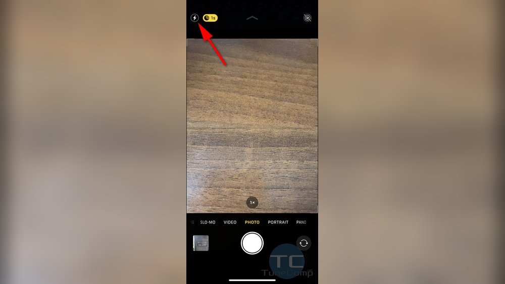 how to turn on camera flash on iphone 11