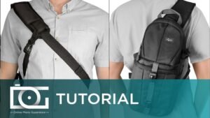 how to wear camera sling bag