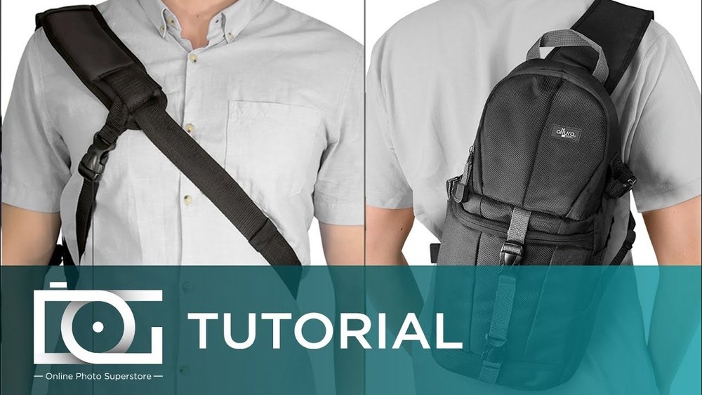 how to wear camera sling bag