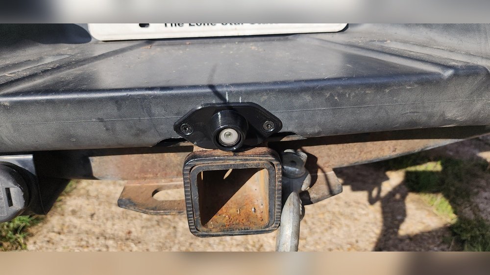 where to mount backup camera on truck