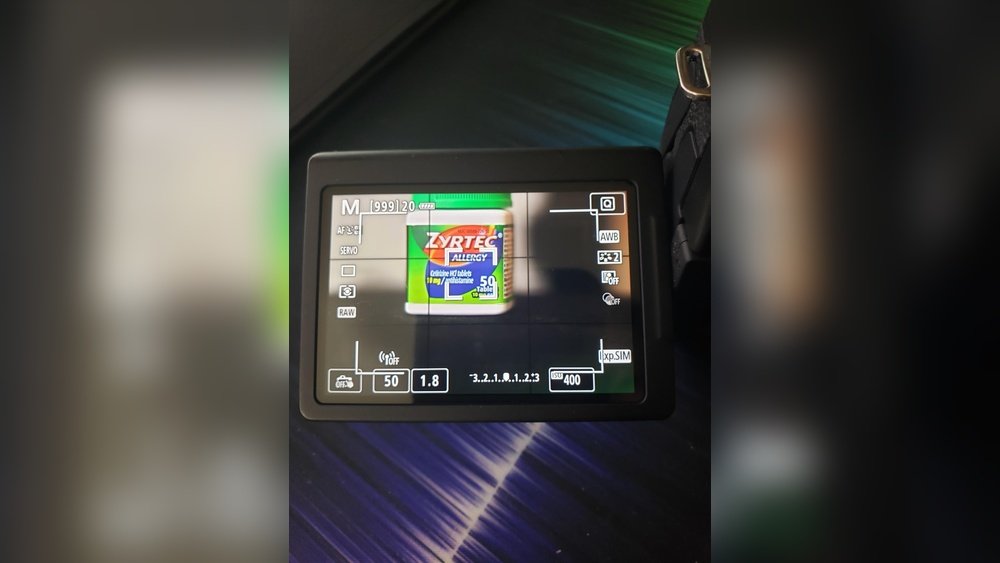 why is exp sim flashing on my camera