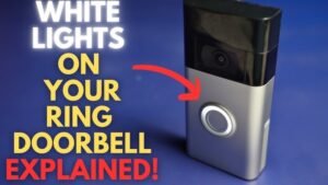 why is my ring camera flashing white