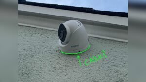 best way to mount camera on stucco