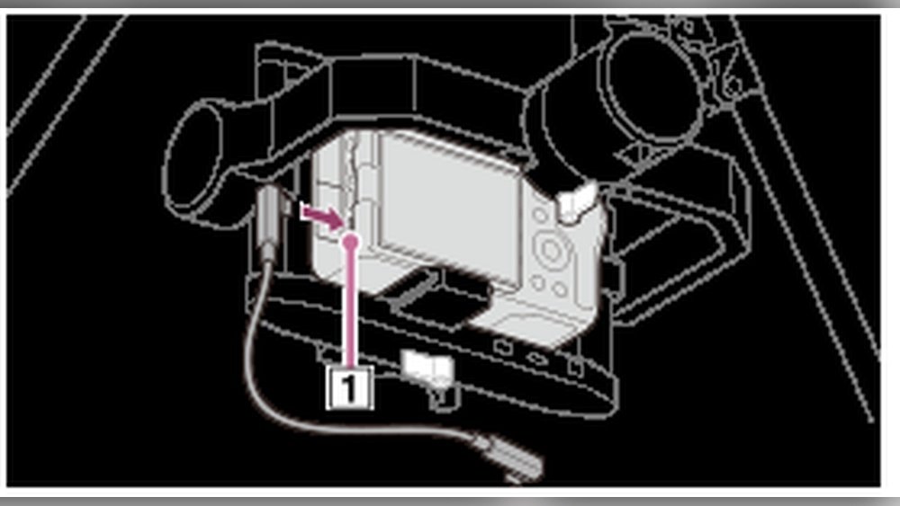 how to connect gimbal to camera