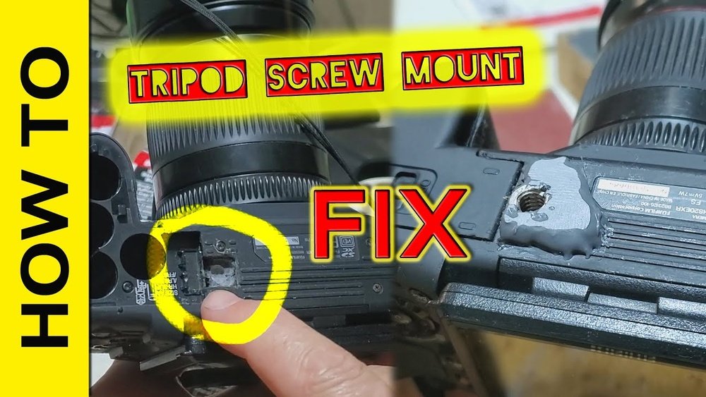 how to fix camera tripod mount quick guide