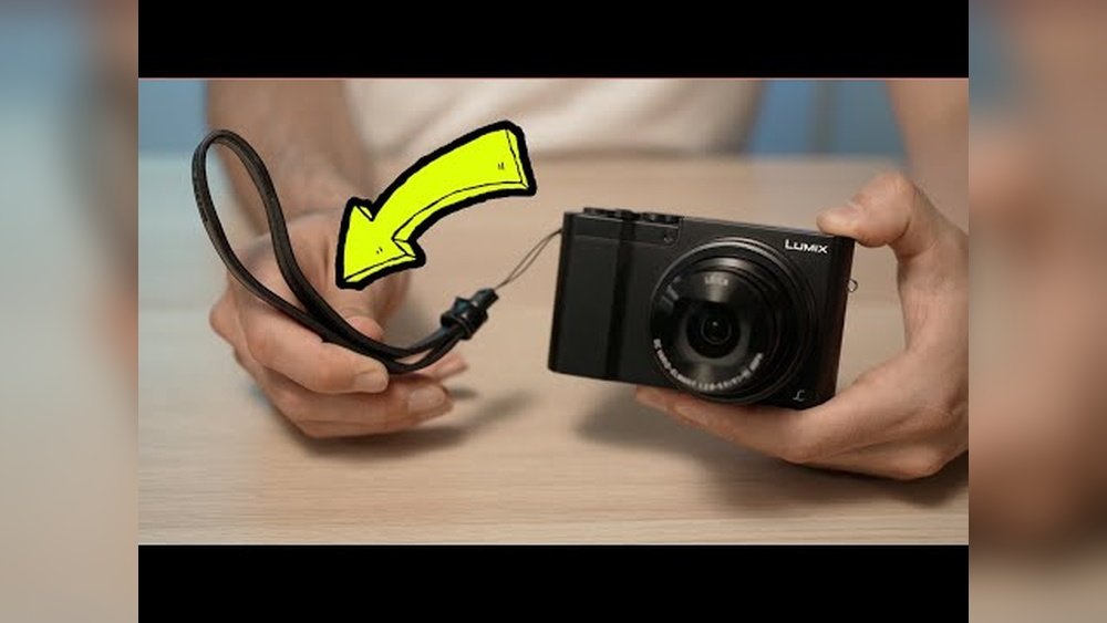 how to put camera strap on canon