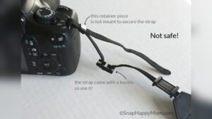 how to take camera straps off