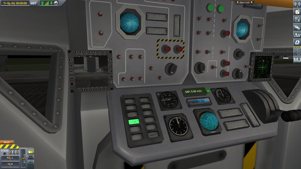 how to use radial mount camera ksp