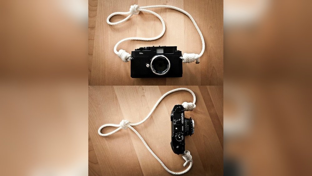 what are camera straps made of